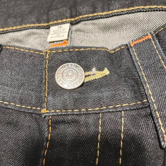 True Religion World Tour Mens Skinny Jeans Size 36 - Picture 8 of 16